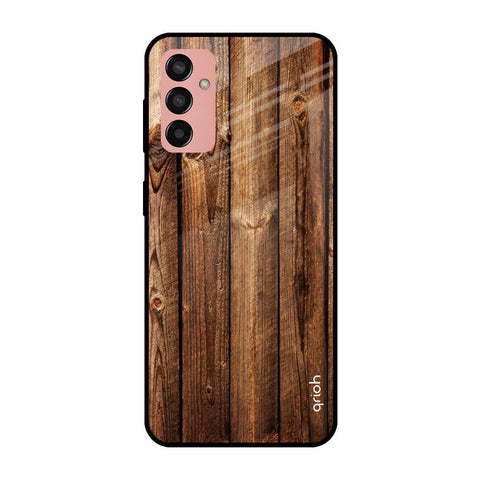Timber Printed Samsung Galaxy M13 Glass Cases & Covers Online