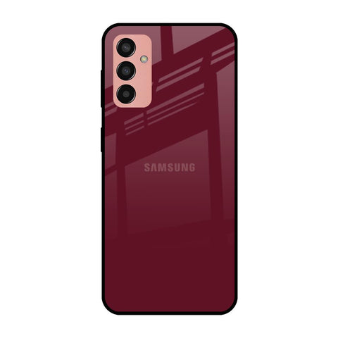 Classic Burgundy Samsung Galaxy M13 Glass Cases & Covers Online