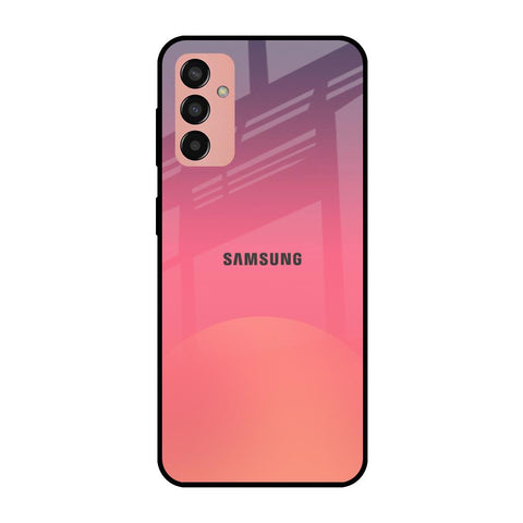Sunset Orange Samsung Galaxy M13 Glass Cases & Covers Online