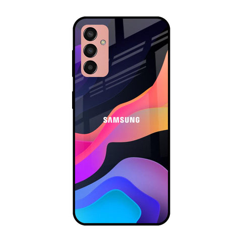 Colorful Fluid Samsung Galaxy M13 Glass Cases & Covers Online