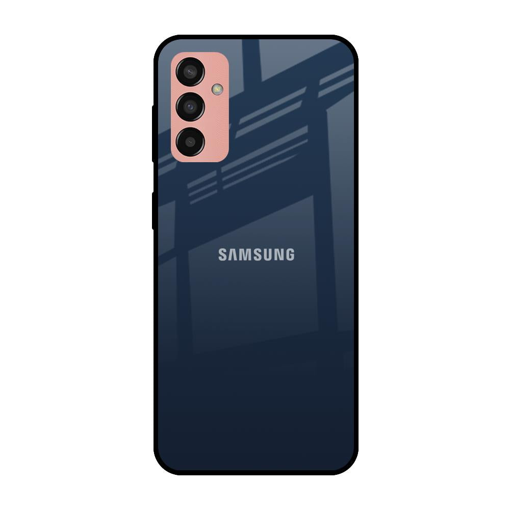 Overshadow Blue Samsung Galaxy M13 Glass Cases & Covers Online