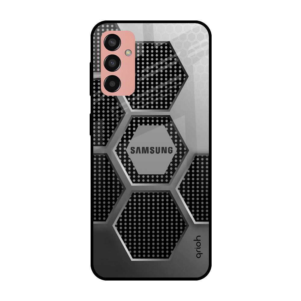 Hexagon Style Samsung Galaxy M13 Glass Cases & Covers Online