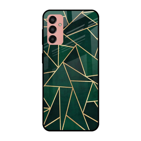 Abstract Green Samsung Galaxy M13 Glass Cases & Covers Online