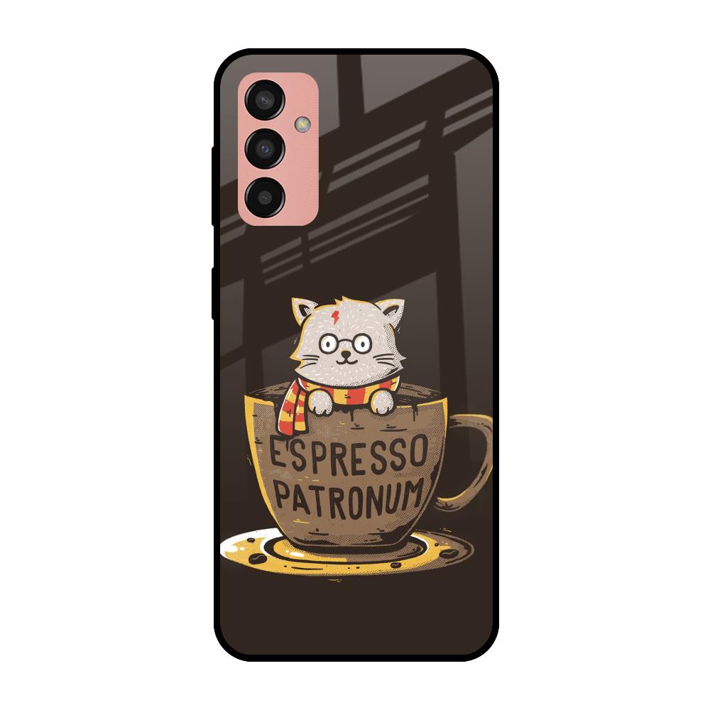Tea With Kitty Samsung Galaxy M13 Glass Cases & Covers Online