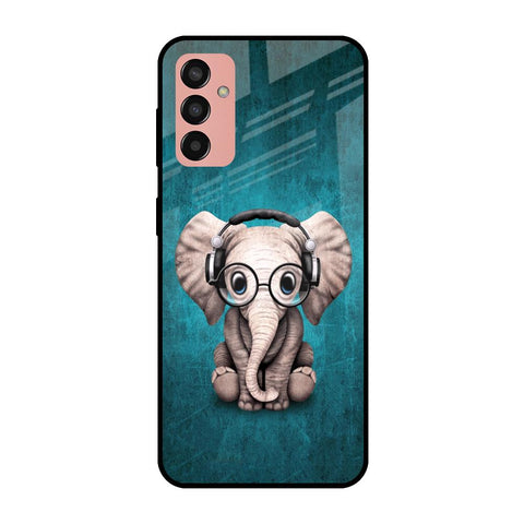 Adorable Baby Elephant Samsung Galaxy M13 Glass Cases & Covers Online