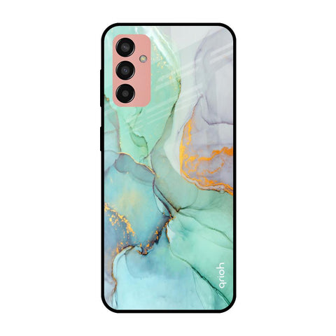 Green Marble Samsung Galaxy M13 Glass Cases & Covers Online