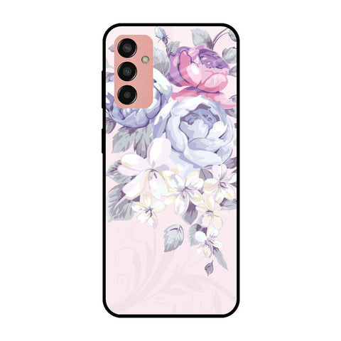 Elegant Floral Samsung Galaxy M13 Glass Cases & Covers Online