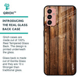 Timber Printed Glass case for Samsung Galaxy M13