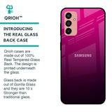 Purple Ombre Pattern Glass Case for Samsung Galaxy M13