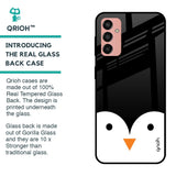 Cute Penguin Glass Case for Samsung Galaxy M13