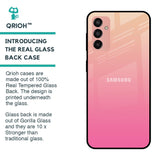 Pastel Pink Gradient Glass Case For Samsung Galaxy M13