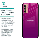 Magenta Gradient Glass Case For Samsung Galaxy M13