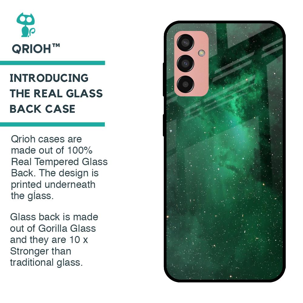 Emerald Firefly Glass Case For Samsung Galaxy M13