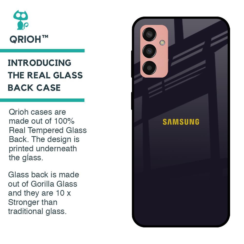 Deadlock Black Glass Case For Samsung Galaxy M13