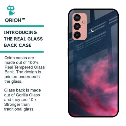 Moon Night Glass Case For Samsung Galaxy M13
