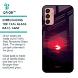 Morning Red Sky Glass Case For Samsung Galaxy M13