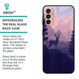 Deer In Night Glass Case For Samsung Galaxy M13