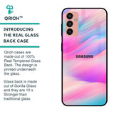 Colorful Waves Glass case for Samsung Galaxy M13