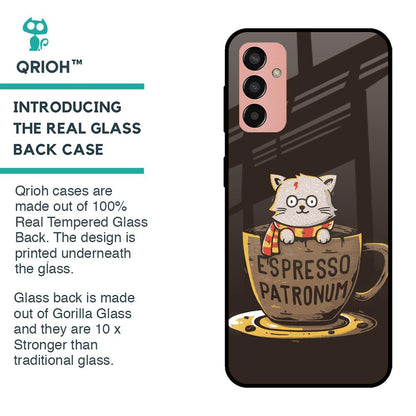 Tea With Kitty Glass Case For Samsung Galaxy M13