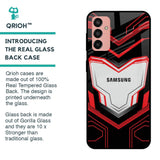 Quantum Suit Glass Case For Samsung Galaxy M13
