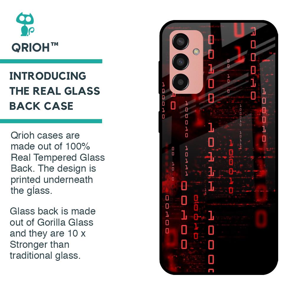Let's Decode Glass Case For Samsung Galaxy M13
