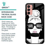 Girl Boss Glass Case For Samsung Galaxy M13