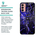 Techno Color Pattern Glass Case For Samsung Galaxy M13