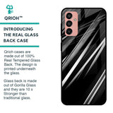 Black & Grey Gradient Glass Case For Samsung Galaxy M13