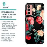 Floral Bunch Glass Case For Samsung Galaxy M13