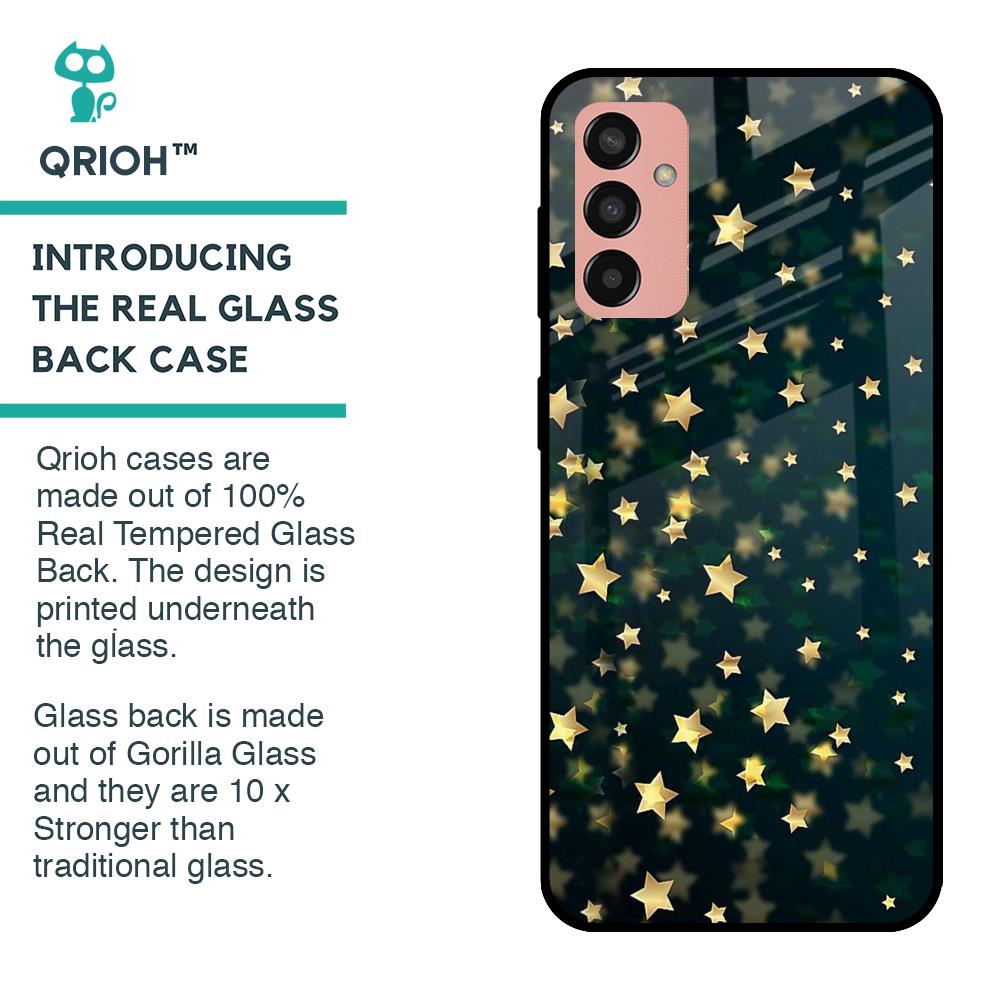 Dazzling Stars Glass Case For Samsung Galaxy M13