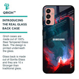 Brush Art Glass Case For Samsung Galaxy M13