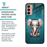 Adorable Baby Elephant Glass Case For Samsung Galaxy M13
