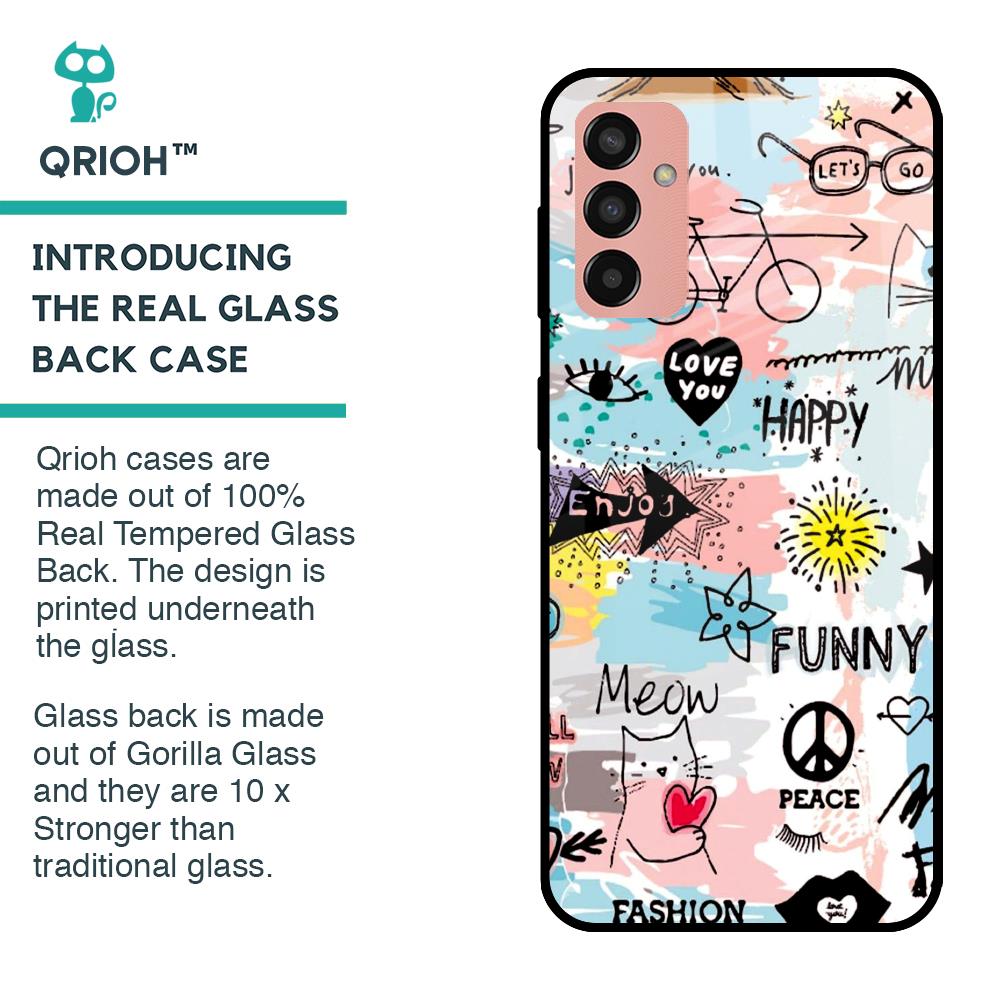 Just For You Glass Case For Samsung Galaxy M13