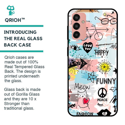 Just For You Glass Case For Samsung Galaxy M13