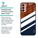 Bold Stripes Glass case for Samsung Galaxy M13