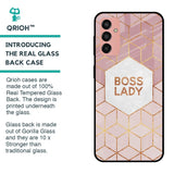 Boss Lady Glass Case for Samsung Galaxy M13