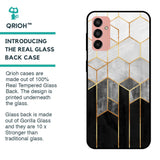 Tricolor Pattern Glass Case for Samsung Galaxy M13