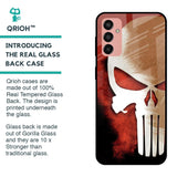 Red Skull Glass Case for Samsung Galaxy M13