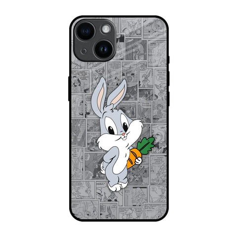 Cute Baby Bunny iPhone 14 Glass Back Cover Online
