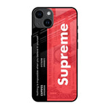 Supreme Ticket iPhone 14 Glass Back Cover Online