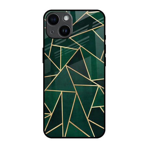 Abstract Green iPhone 14 Glass Back Cover Online