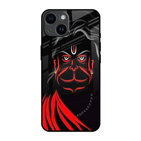 Lord Hanuman iPhone 14 Glass Back Cover Online