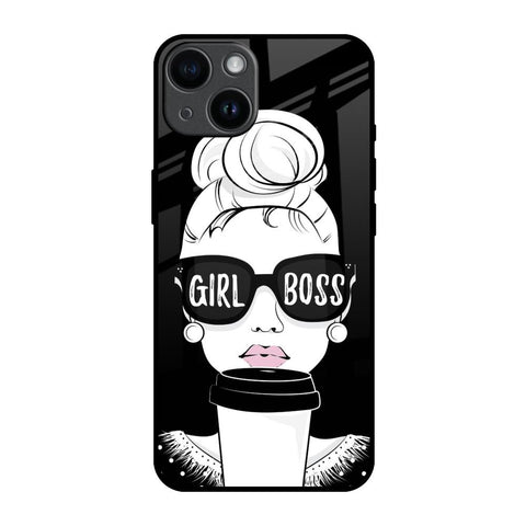 Girl Boss iPhone 14 Glass Back Cover Online