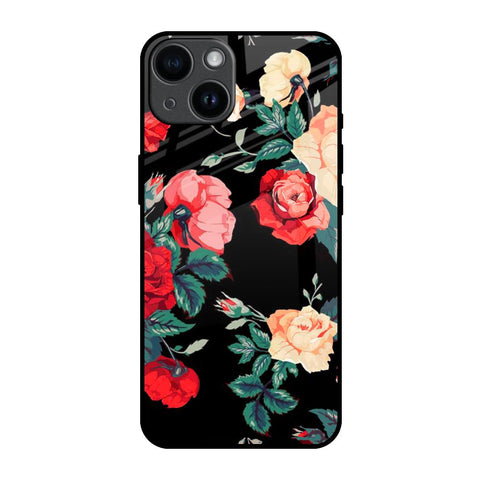 Floral Bunch iPhone 14 Glass Back Cover Online