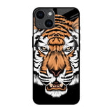 Angry Tiger iPhone 14 Glass Back Cover Online