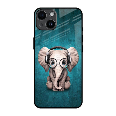 Adorable Baby Elephant iPhone 14 Glass Back Cover Online