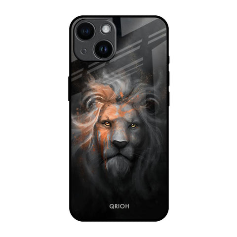Devil Lion iPhone 14 Glass Back Cover Online