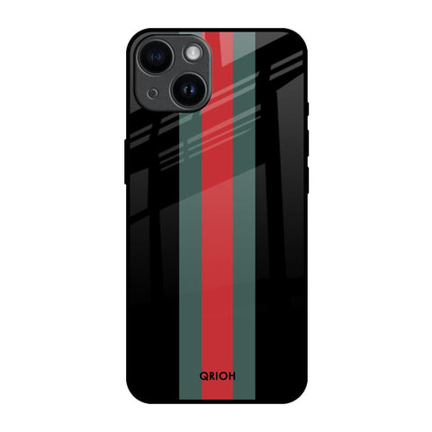 Vertical Stripes iPhone 14 Glass Back Cover Online