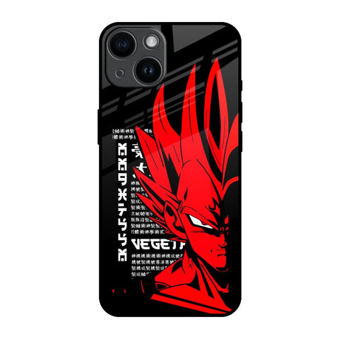 Red Vegeta iPhone 14 Glass Back Cover Online