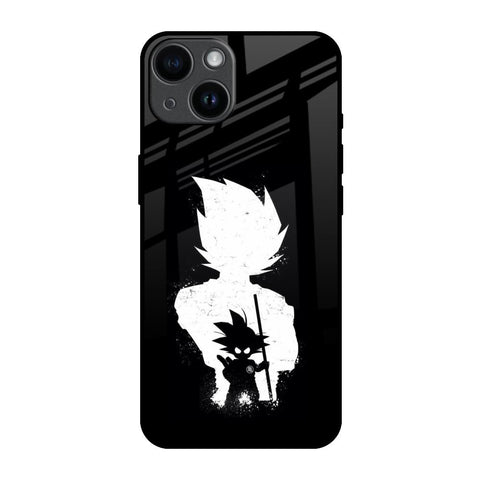 Monochrome Goku iPhone 14 Glass Back Cover Online